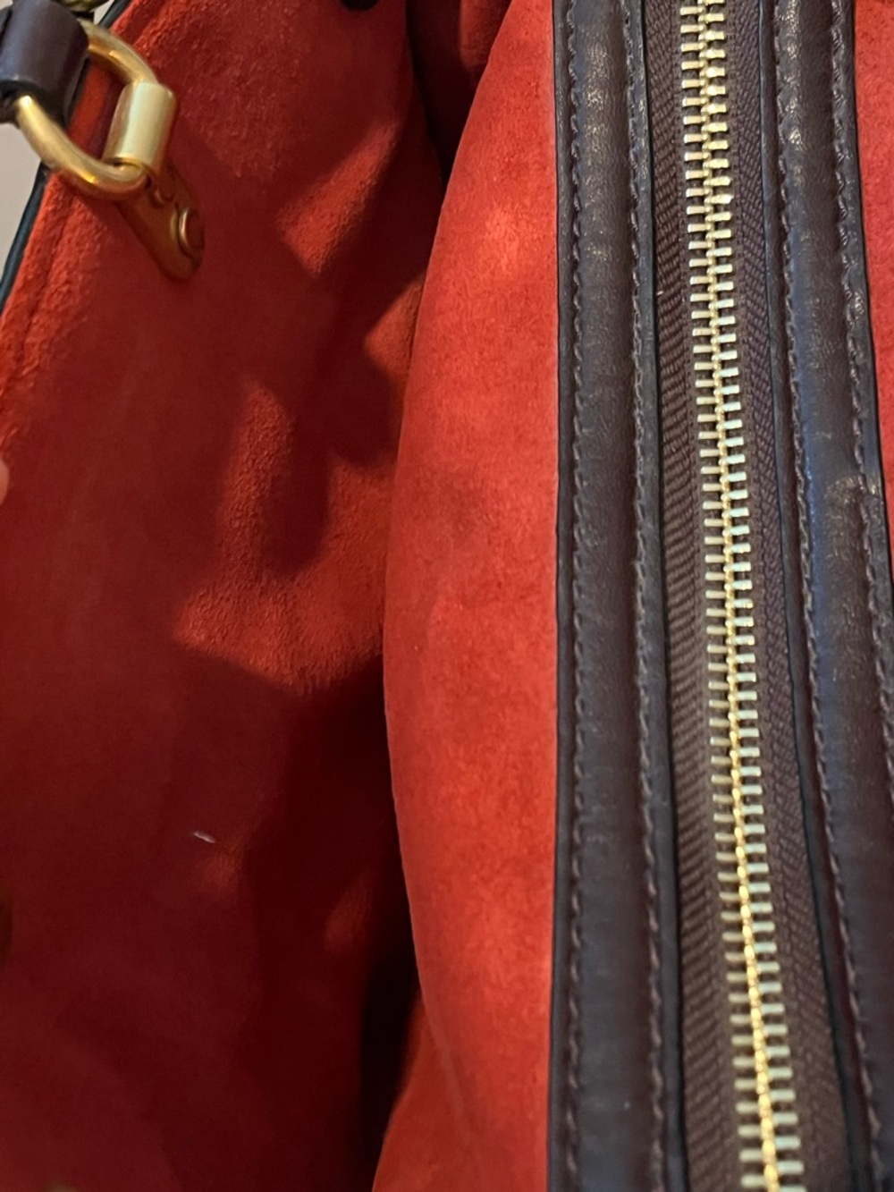 Coach Rogue 1941 Burgundy Quilted Riveted Tote with Gold Hardware - Picture 9 of 14